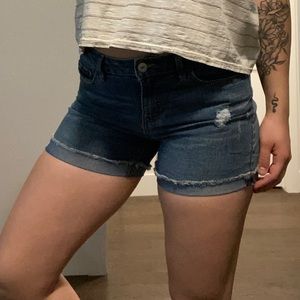 Denim shorts